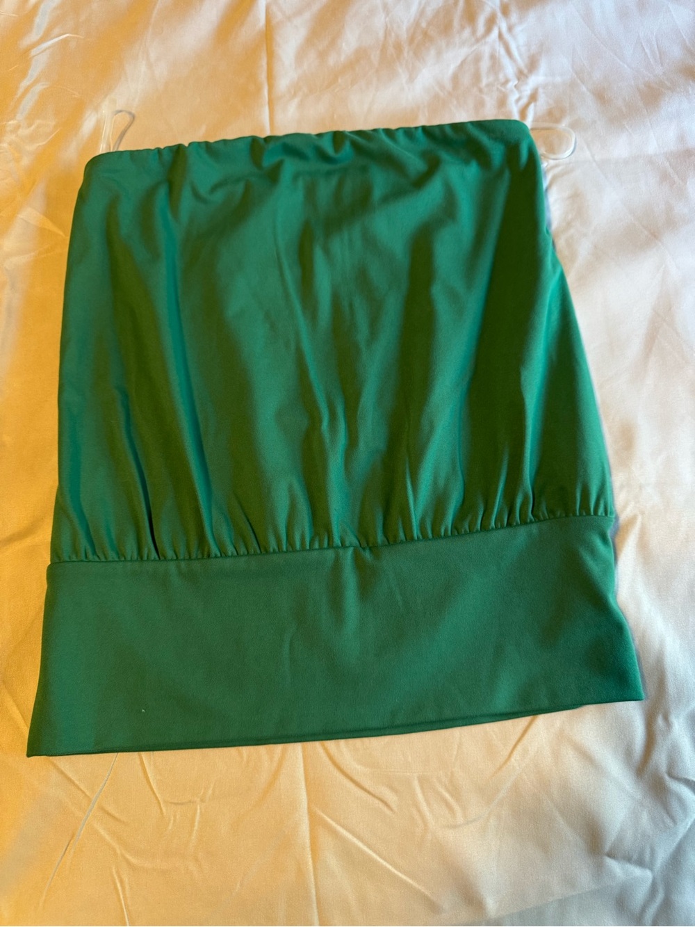 NWOT Green sleeveless top Classic Solid Stretch